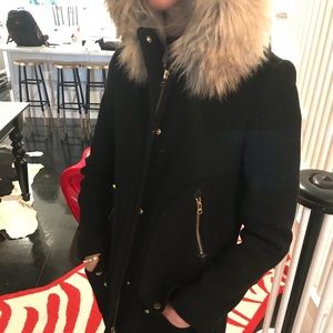 Jcrew New Without Tags Chateau Parka Black size 0